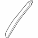 GM 15087748 Side Molding, Passenger Side