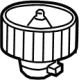 GM 95920122 Blower Motor