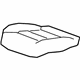 GM 84833301 Cushion Cover, Black, Front