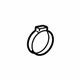 GM 19183743 Inner Boot Snap Ring, Front