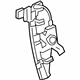 GM 19369860 Window Regulator, Front Passenger Side