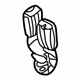 GM 15890305 Buckle End, Passenger Side