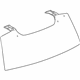 GM 23391078 Lift Gate Glass, Rear