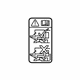 GM 85519152 Caution Label