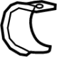 GM 84363681 Upper Control Arm Bracket, Front