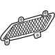 GM 85516082 Inner Grille, Black, Rear Lower Driver Side