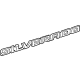 GM 23400409 Nameplate