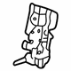 GM 15111438 Lock, Rear Passenger Side