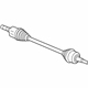 GM 22717558 Axle Assembly, Rear Driver Side