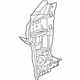 GM 26221521 Hinge Pillar Reinforcement, Outer Passenger Side