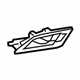 GM 23163901 Handle, Inside, Black, Driver Side