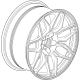 GM 84334348 Wheel, Red