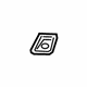 GM 23445039 Rear Reinforcement, Driver Side