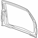 GM 25778949 Opening Frame, Rear