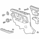 GM 23498690 Lower Quarter Trim, Rear Driver Side