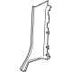 GM 22964308 Lower Trim, Black, Driver Side