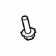GM 11517774 Lower Column Cover Bolt, Front