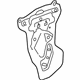 GM 84374108 Water Deflector, Rear Driver Side