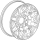 GM 85530021 Wheel, Alloy