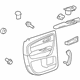 GM 20952587 Door Trim Panel, Titanium, Rear Driver Side