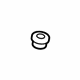 GM 15282650 Seat Back Frame Bushing, Black, Rear