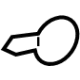 GM 95023031 Handle, Inside Cap