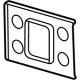 GM 85572501 Tow Hook Bracket Seal, Front