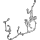 GM 87831566 Wire Harness, Front Driver Side