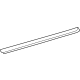 GM 84804417 Body Side Molding, Outer Driver Side
