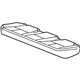 GM 22705968 Seat Cover, Gray, Rear