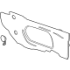 GM 42708010 Front Panel, Black, Driver Side