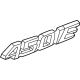 GM 85515565 Nameplate, Mystique Blue