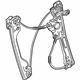 GM 84752948 Window Regulator, Front Driver Side