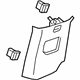 GM 84640143 Upper Pillar Trim, Black, Driver Side
