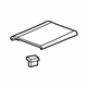 GM 84034245 Rear Sill Plate, Black, Passenger Side