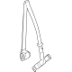 GM 86538245 Center Seat Belt, Jet Black