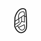 GM 13310748 Door Check Grommet, Front
