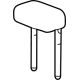 GM 84853450 Headrest, Center, Black, Rear