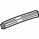 GM 13426149 Side Weatherstrip, Center Top Driver Side
