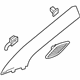 GM 84710111 Windshield Pillar Trim, Black, Driver Side