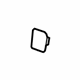 GM 84139575 Front Cover Cap, Black, Rear