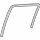 GM 15196231 Weatherstrip, Rear Passenger Side