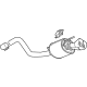 GM 87824233 Rear Muffler, Driver Side