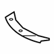 GM 84345594 Air Deflector, Front Passenger Side