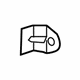 GM 25771345 Fender Rear Bracket, Front