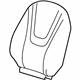 GM 20933935 Seat Back Cover, Titanium, Front