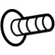 GM 11570646 Hinge Bolt, Rear