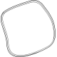 GM 42776106 Body Weatherstrip, Rear