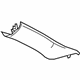 GM 23369505 Windshield Pillar Trim, Black, Driver Side