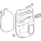 GM 85587935 Door Trim Panel, Jet Black, Rear Driver Side